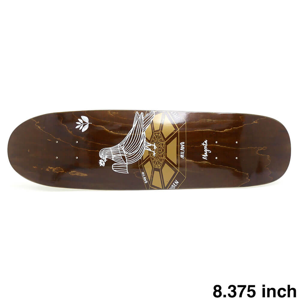 MAGENTA DECK マゼンタ デッキ RUBEN SPELTA HOME BROWN STAIN 8.375 1992 SHAPE スケートボード スケボー 1