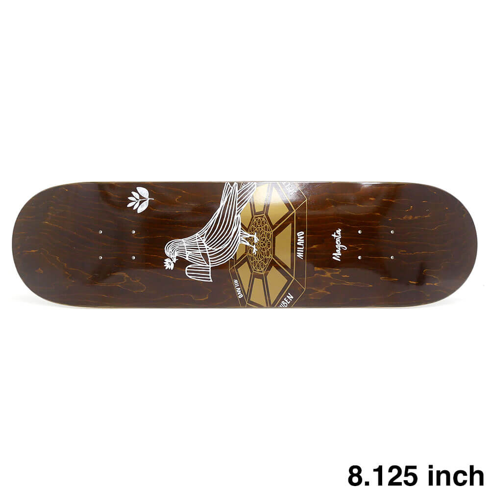 MAGENTA DECK マゼンタ デッキ RUBEN SPELTA HOME BROWN STAIN 8.125 スケートボード スケボー 1