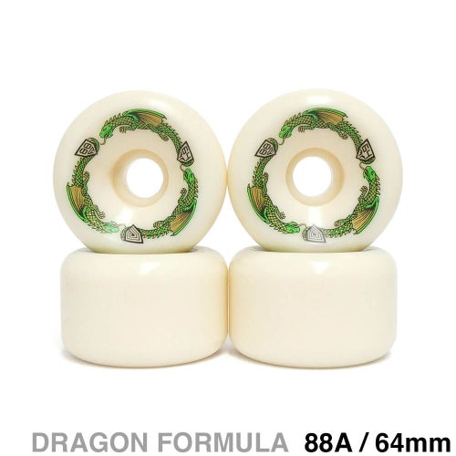 POWELL PERALTA WHEEL パウエルペラルタ ウィール DRAGON FORMULA（DF）88A BOMBER DRAGONS 64mm x 40mm スケートボード スケボー 1