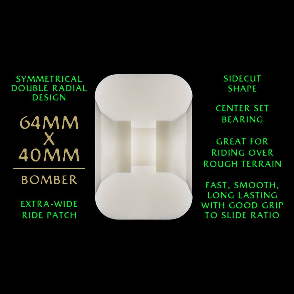 POWELL PERALTA WHEEL パウエルペラルタ ウィール DRAGON FORMULA（DF）88A BOMBER DRAGONS 64mm x 40mm スケートボード スケボー 3