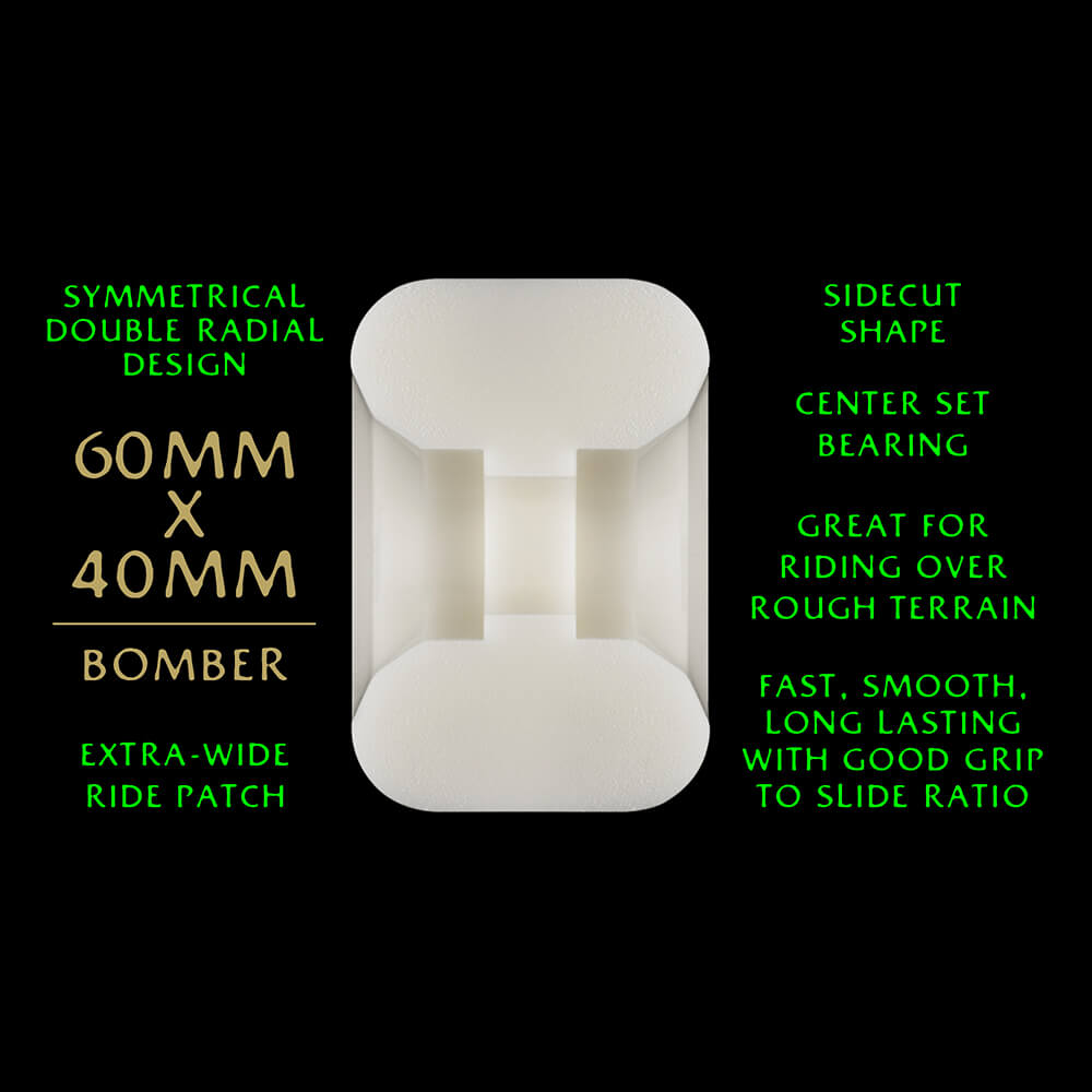 POWELL PERALTA WHEEL パウエルペラルタ ウィール DRAGON FORMULA（DF）88A BOMBER DRAGONS 60mm x 40mm スケートボード スケボー 3
