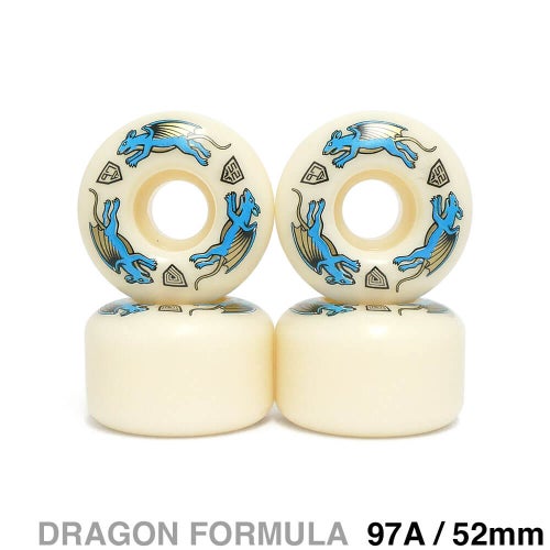 POWELL PERALTA WHEEL パウエルペラルタ ウィール DRAGON FORMULA（DF）97A AV4 NANO RATS 52mm x 34mm スケートボード スケボー 1