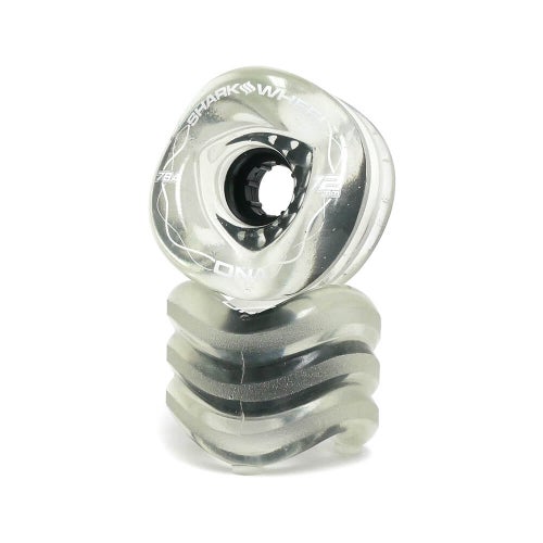 SHARK WHEEL シャークウィール ソフトウィール（クルーザー） DNA（78A）CLEAR BLACK HUB 72mm スケートボード スケボー 2