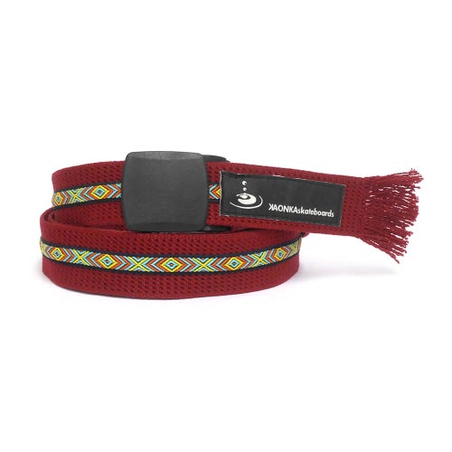 KAONKA BELT カオンカ ベルト ORTEGA TAPE OUTDOOR NYLON BURGUNDY スケートボード スケボー 1