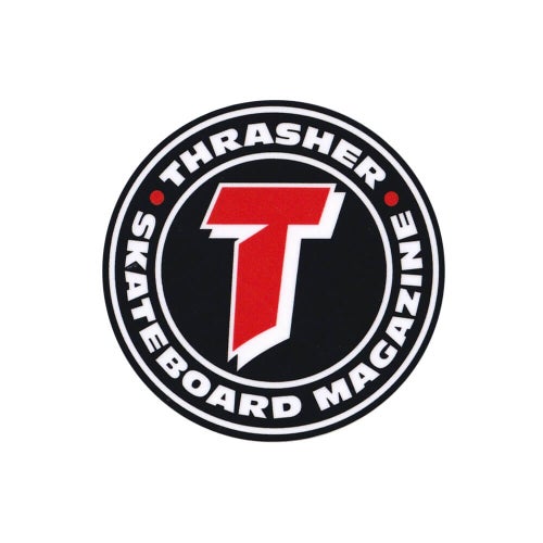 THRASHER STICKER スラッシャー ステッカー NUMBER 1 REDUX BLACK（US企画） スケートボード スケボー 1