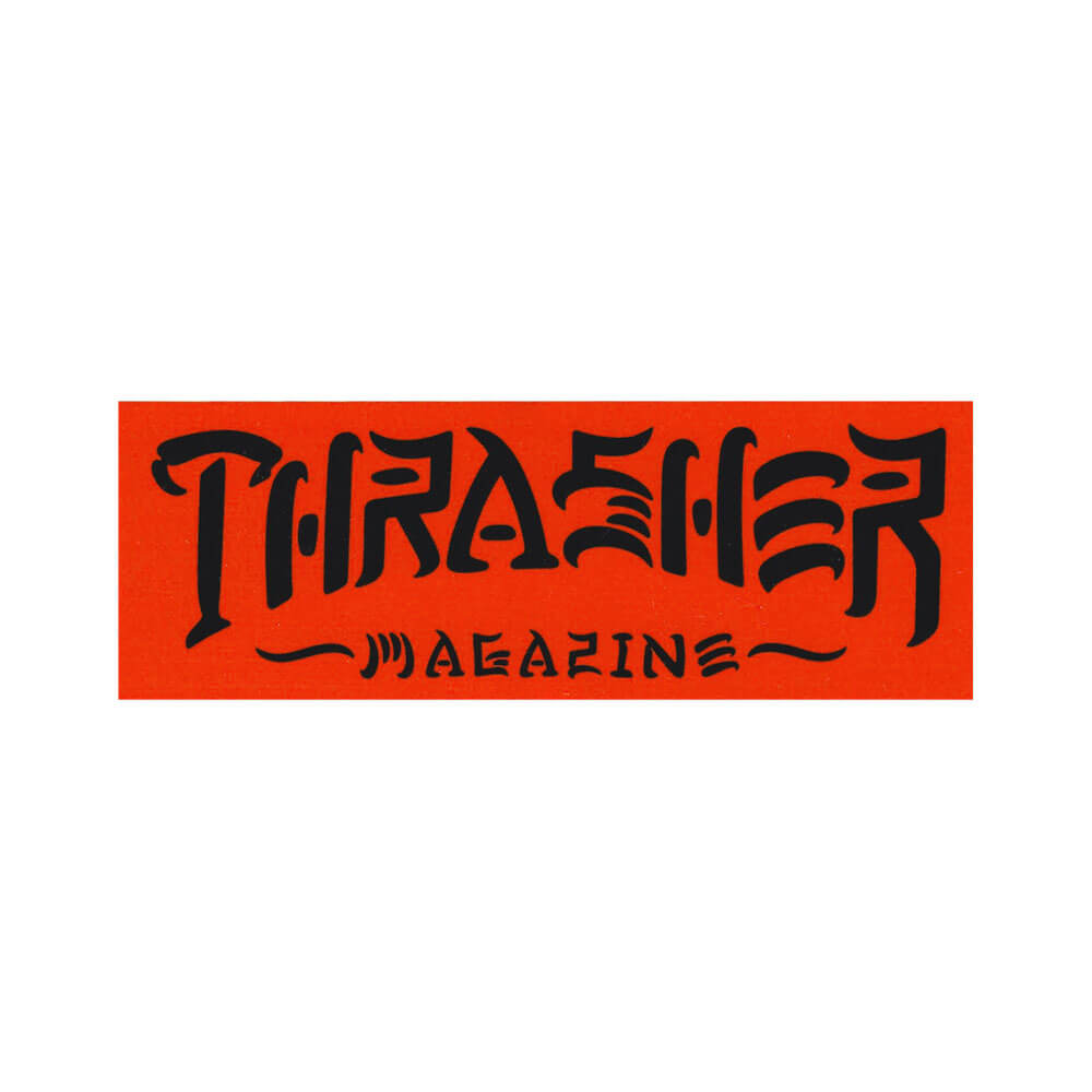 THRASHER STICKER スラッシャー ステッカー DIE CUT LOGO RED（US企画