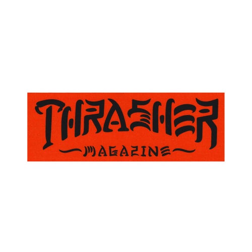 THRASHER STICKER スラッシャー ステッカー THRASH & DESTROY RED（US企画） スケートボード スケボー 1