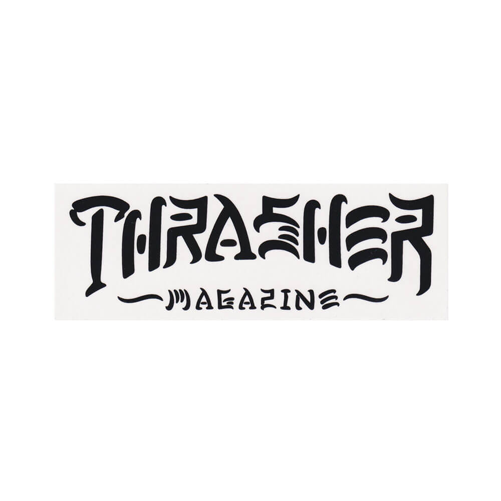 THRASHER STICKER スラッシャー ステッカー THRASH & DESTROY WHITE（US企画） スケートボード スケボー 1