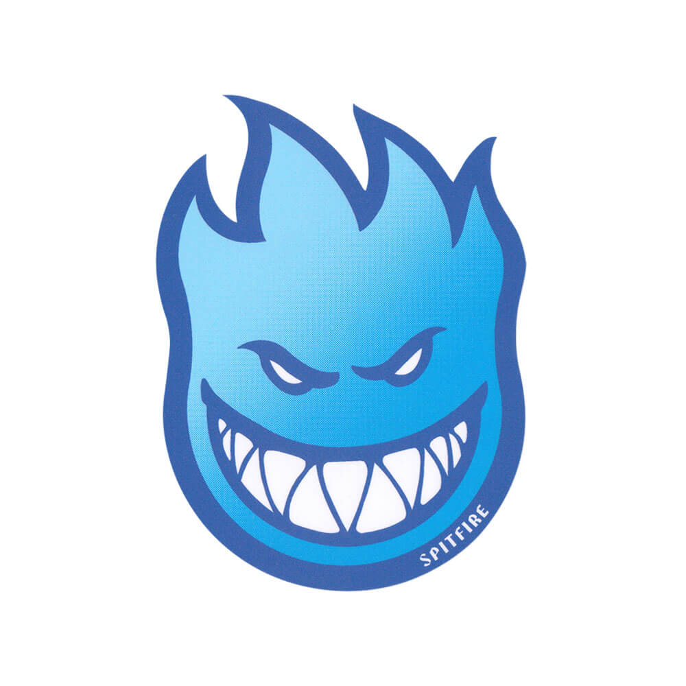 SPITFIRE STICKER スピットファイヤー ステッカー BIGHEAD FADE LIGHT BLUE/BLUE スケートボード スケボー 1