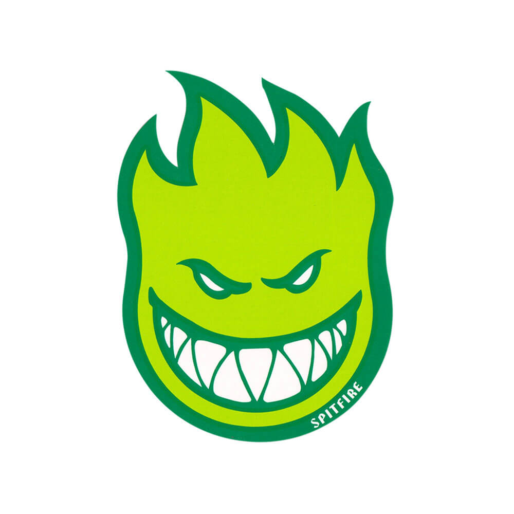 SPITFIRE STICKER スピットファイヤー ステッカー BIGHEAD FILL LIGHT GREEN/GREEN スケートボード スケボー 1
