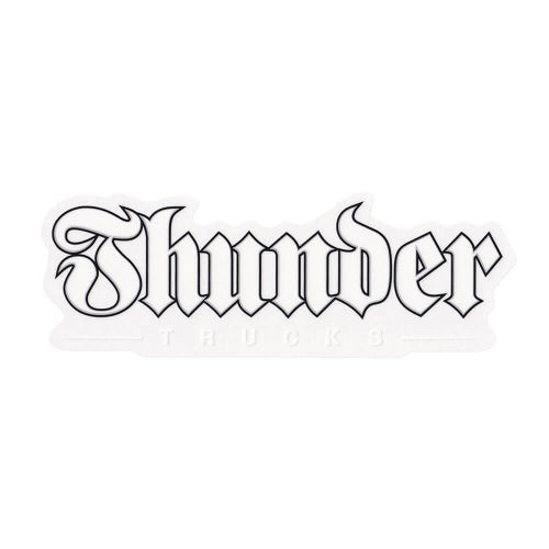 THUNDER STICKER サンダー ステッカー SCRIPT WHITE スケートボード スケボー 1
