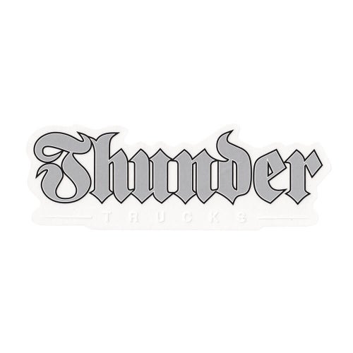 THUNDER STICKER サンダー ステッカー SCRIPT SILVER スケートボード スケボー 1