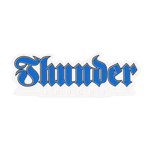 THUNDER STICKER サンダー ステッカー SCRIPT BLUE スケートボード スケボー 1