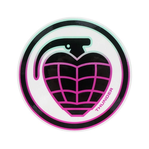 THUNDER STICKER サンダー ステッカー GRENADE TEAL/PINK スケートボード スケボー 1