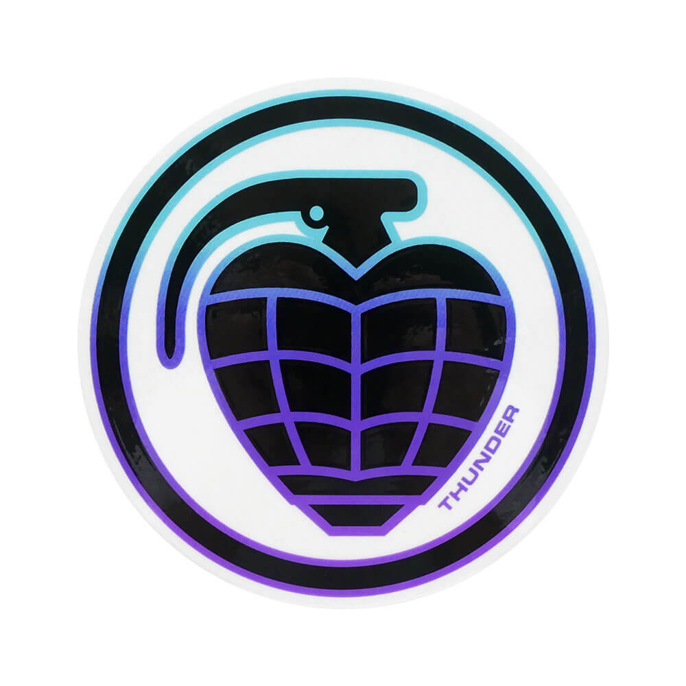 THUNDER STICKER サンダー ステッカー GRENADE LIGHT BLUE/PURPLE スケートボード スケボー 1