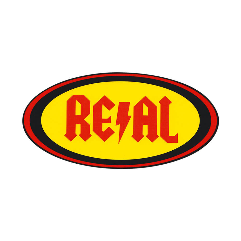 REAL STICKER リアル ステッカー DEEDS OVAL スケートボード スケボー 1