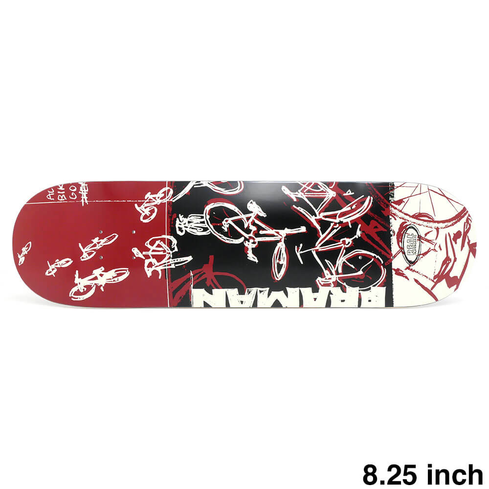 REAL DECK リアル デッキ PATRICK PRAMAN BIKE PURGATORY 8.25 スケートボード スケボー 1