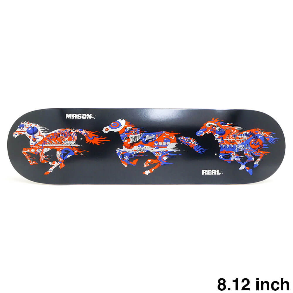 REAL DECK リアル デッキ MASON SILVA HORSEPOWER 8.12 スケートボード スケボー 1