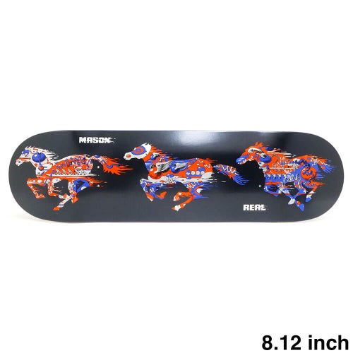 REAL DECK リアル デッキ MASON SILVA HORSEPOWER 8.12 スケートボード スケボー 1