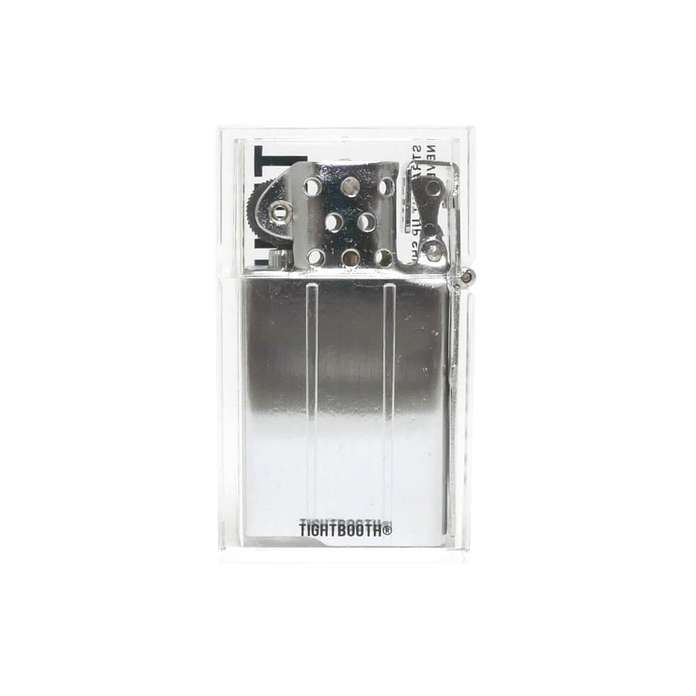 TIGHTBOOTH（TBPR）LIGHTER タイトブース ライター LABEL LOGO HARD EDGE LIGHTER CLEAR スケートボード スケボー 2