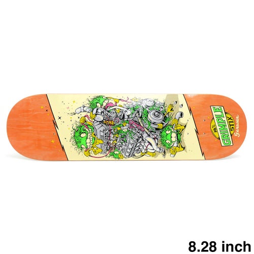 ANTIHERO DECK アンチヒーロー デッキ FRANK GERWER GRIMPLESTIX GRIMPLE REVS ORANGE STAIN 8.28 スケートボード スケボー 1