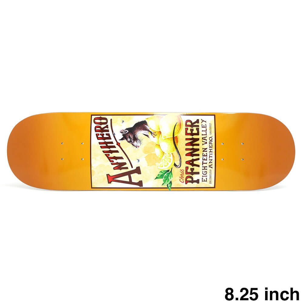 ANTIHERO DECK アンチヒーロー デッキ GUS GORDON DEBUT PRO 8.25