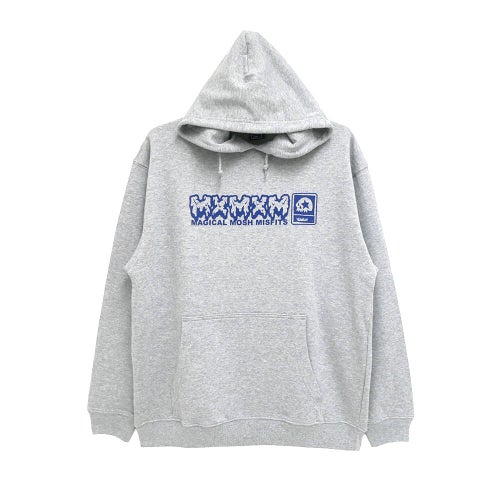 MAGICAL MOSH MISFITS HOOD マジカルモッシュミスフィッツ パーカー MAGICAL MOSH MISFITS HOODIE GREY/BLUEスケートボード