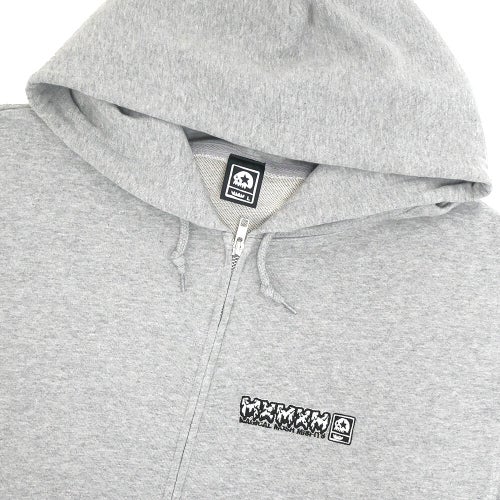 MAGICAL MOSH MISFITS HOOD マジカルモッシュミスフィッツ パーカー MxMxM ZIP HOODIE GREY スケートボード スケボー 1