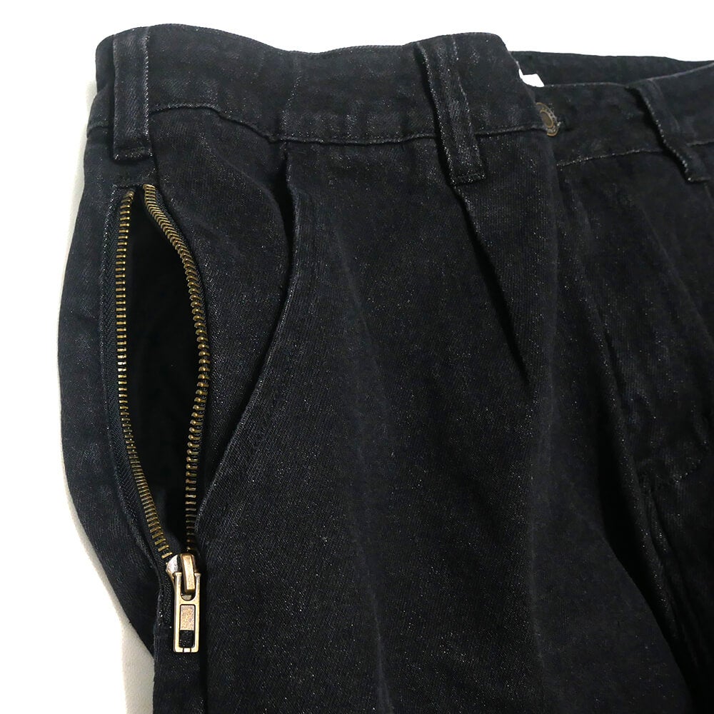 EVISEN JEANS エビセン パンツ ジーンズ NIKOLA BAGGY DENIM BLACK 2