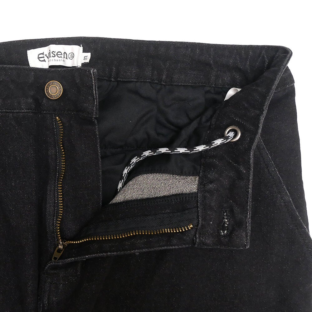 EVISEN JEANS エビセン パンツ ジーンズ NIKOLA BAGGY DENIM BLACK 5
