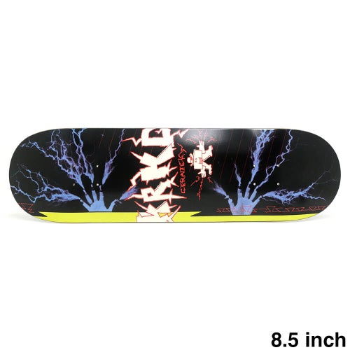 KROOKED DECK クルキッド デッキ EDDIE CERNICKY LIGHTNING FINGERS 8.5 TRUE FIT スケートボード スケボー 1