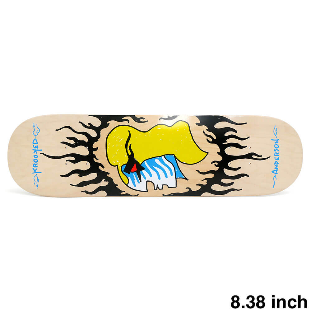 KROOKED DECK クルキッド デッキ MIKE ANDERSON SKULL KING 8.38