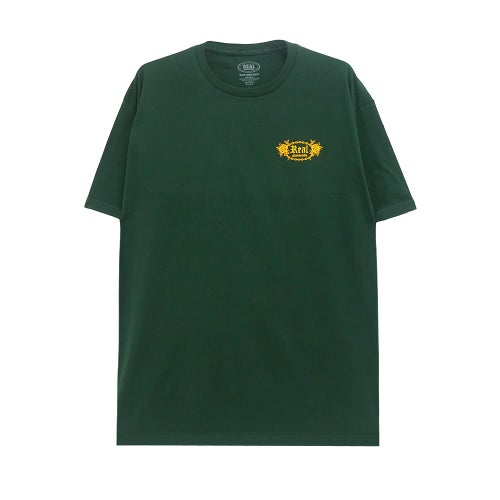 REAL T-SHIRT リアル Tシャツ SWORD SWALLOWER FOREST GREEN スケートボード スケボー 1