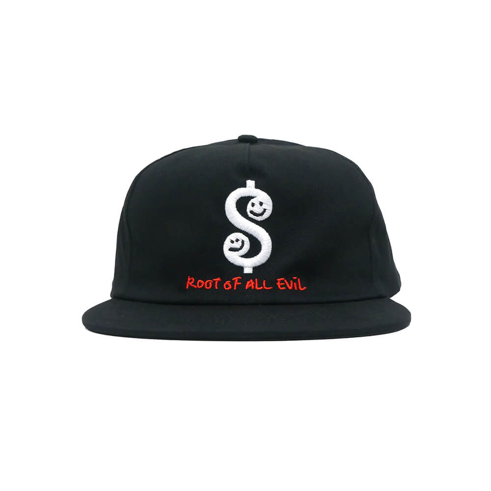 KROOKED CAP クルキッド キャップ ROOT SNAPBACK BLACK 1