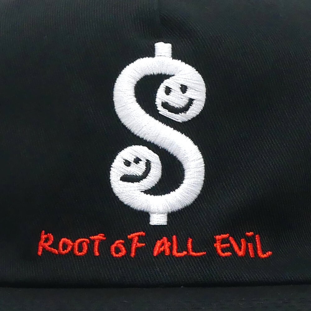 KROOKED CAP クルキッド キャップ ROOT SNAPBACK BLACK 4