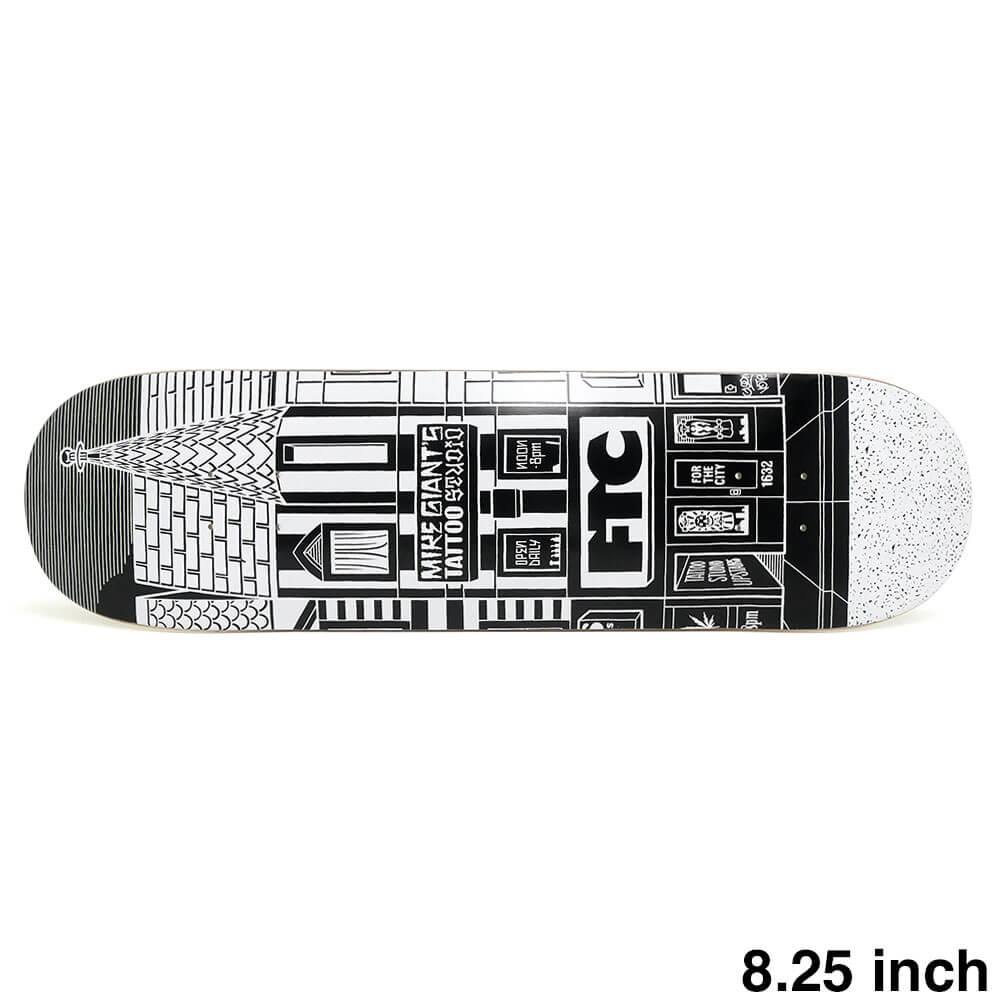 FTC DECK エフティーシー デッキ TEAM MIKE GIANT x FTC SF BLOCK 8.25 スケートボード スケボー 1