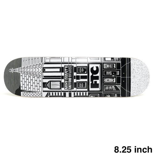 FTC DECK エフティーシー デッキ TEAM MIKE GIANT x FTC SF BLOCK 8.25 スケートボード スケボー 1