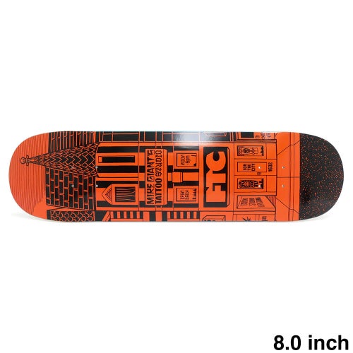 FTC DECK エフティーシー デッキ TEAM MIKE GIANT x FTC SF BLOCK 8.0 スケートボード スケボー 1