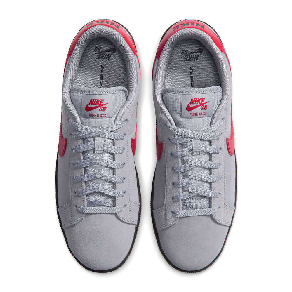 NIKE SB SHOES ナイキSB シューズ スニーカー ZOOM TENNIS CLASSIC HF7386-005 GREY/RED/BLACK 2