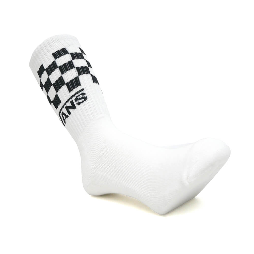 VANS SOCKS バンズ ソックス 靴下 CLASSIC CHECK CREW 3 PACK WHITE/BLACK/GREY（US企画）スケートボードスケボー