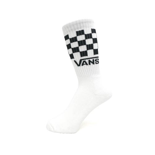 VANS SOCKS バンズ ソックス 靴下 CLASSIC CHECK CREW 3 PACK WHITE/BLACK/GREY（US企画）スケートボードスケボー 1