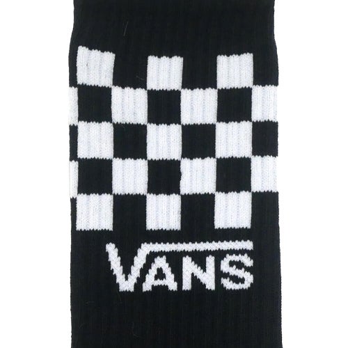 VANS SOCKS バンズ ソックス 靴下 CLASSIC CHECK CREW 3 PACK WHITE/BLACK/GREY（US企画）スケートボードスケボー 9