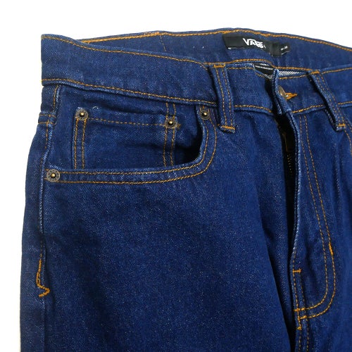 VANS JEANS  バンズ  パンツ ジーンズ  CHECK-5 LOOSE DENIM  DARK RINSE（US企画）  スケートボード スケボー 1