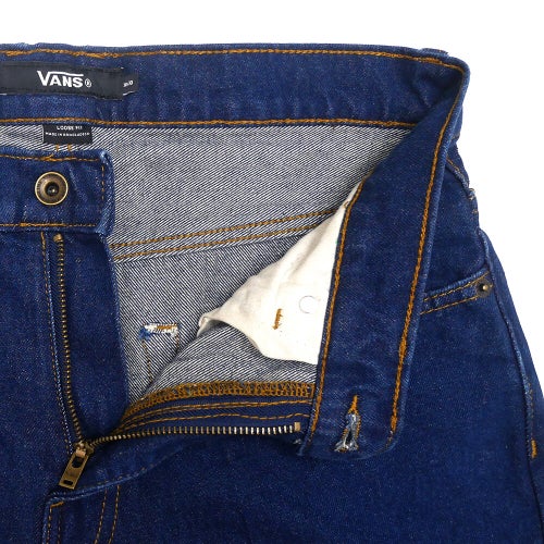 VANS JEANS  バンズ  パンツ ジーンズ  CHECK-5 LOOSE DENIM  DARK RINSE（US企画）  スケートボード スケボー 4