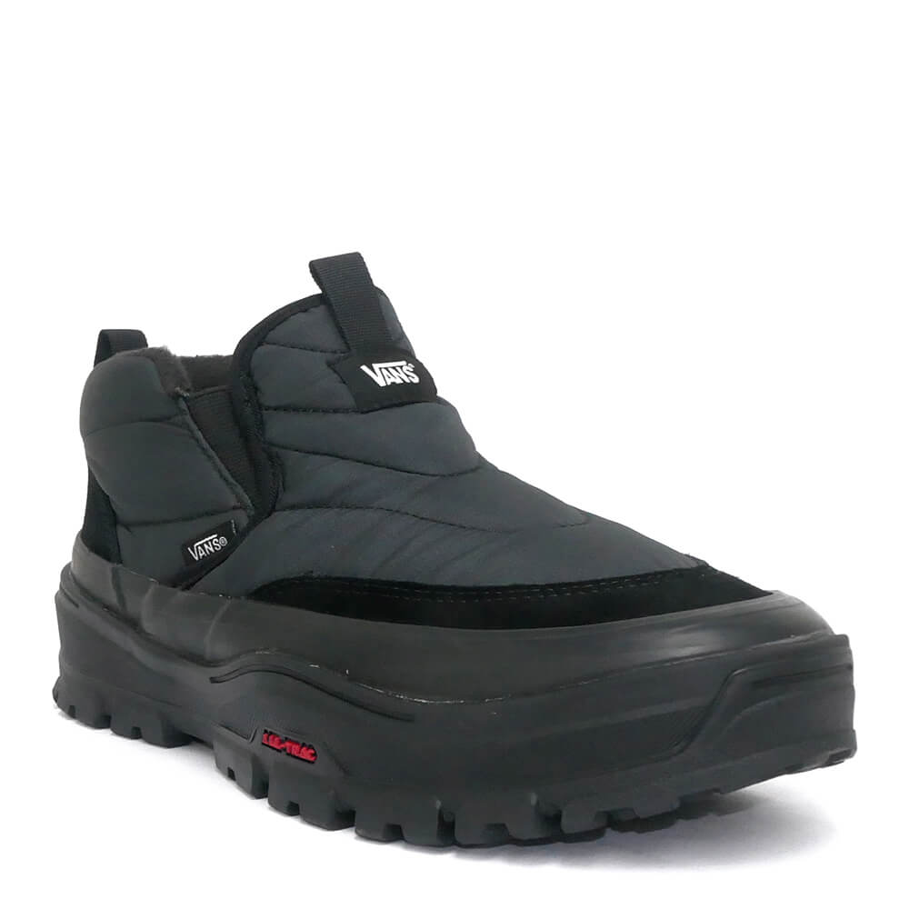 VANS SHOES バンズ シューズ スニーカー MID-SLIP PUFF BLACK/BLACK（US企画） スケートボード スケボー 1