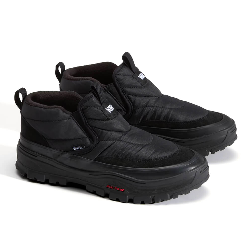 VANS SHOES バンズ シューズ スニーカー MID-SLIP PUFF BLACK/BLACK（US企画） スケートボード スケボー 7
