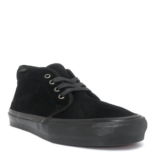 VANS SHOES バンズ シューズ スニーカー SKATE CHUKKA ATIBA BLACK/BLACK（US企画） スケートボード スケボー 1