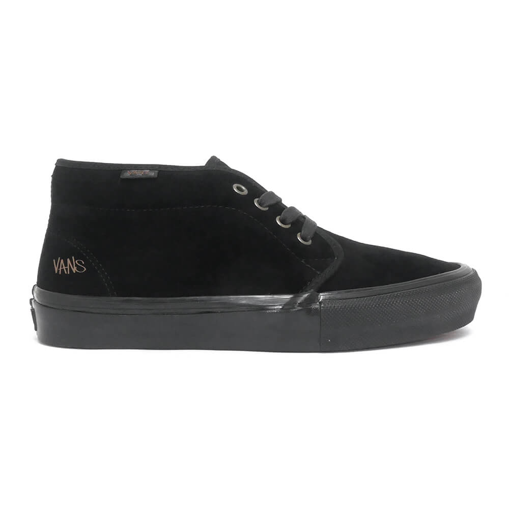 VANS SHOES バンズ シューズ スニーカー SKATE CHUKKA ATIBA BLACK/BLACK（US企画） スケートボード スケボー 4