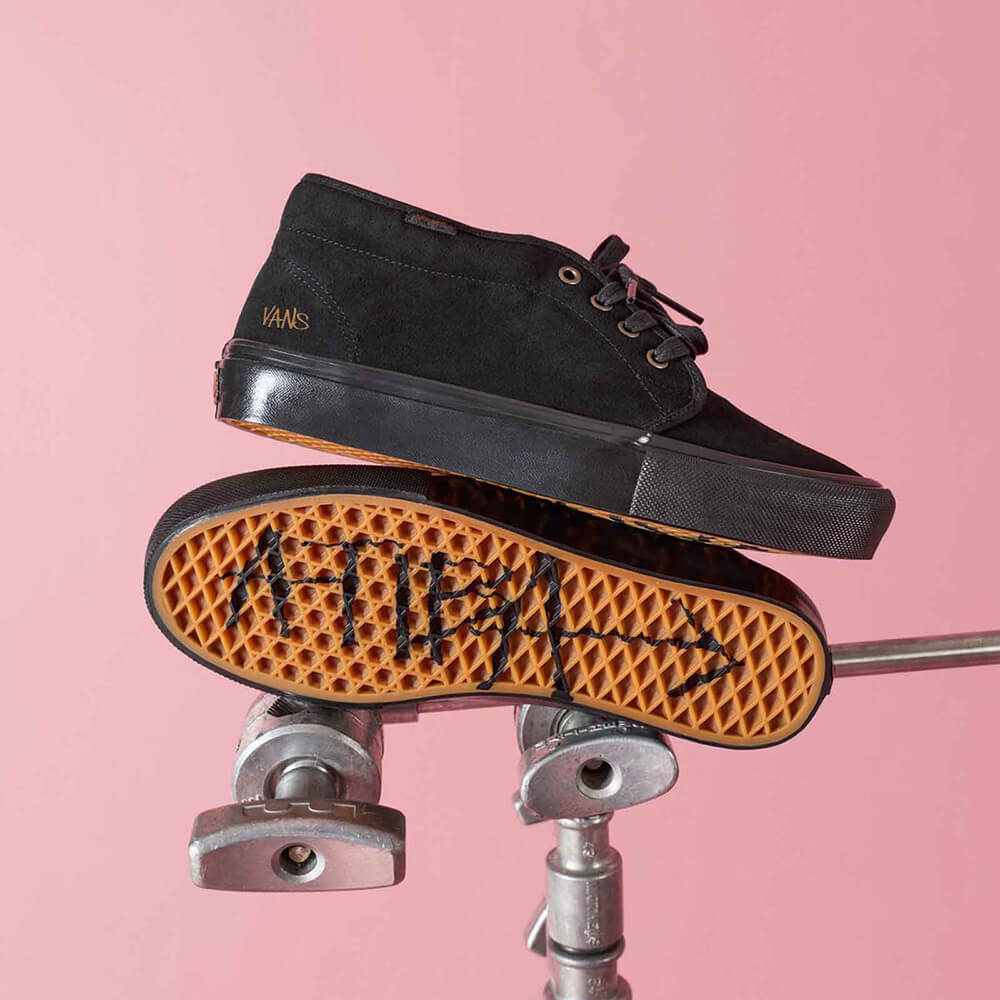 VANS SHOES バンズ シューズ スニーカー SKATE CHUKKA ATIBA BLACK/BLACK（US企画） スケートボード スケボー 9