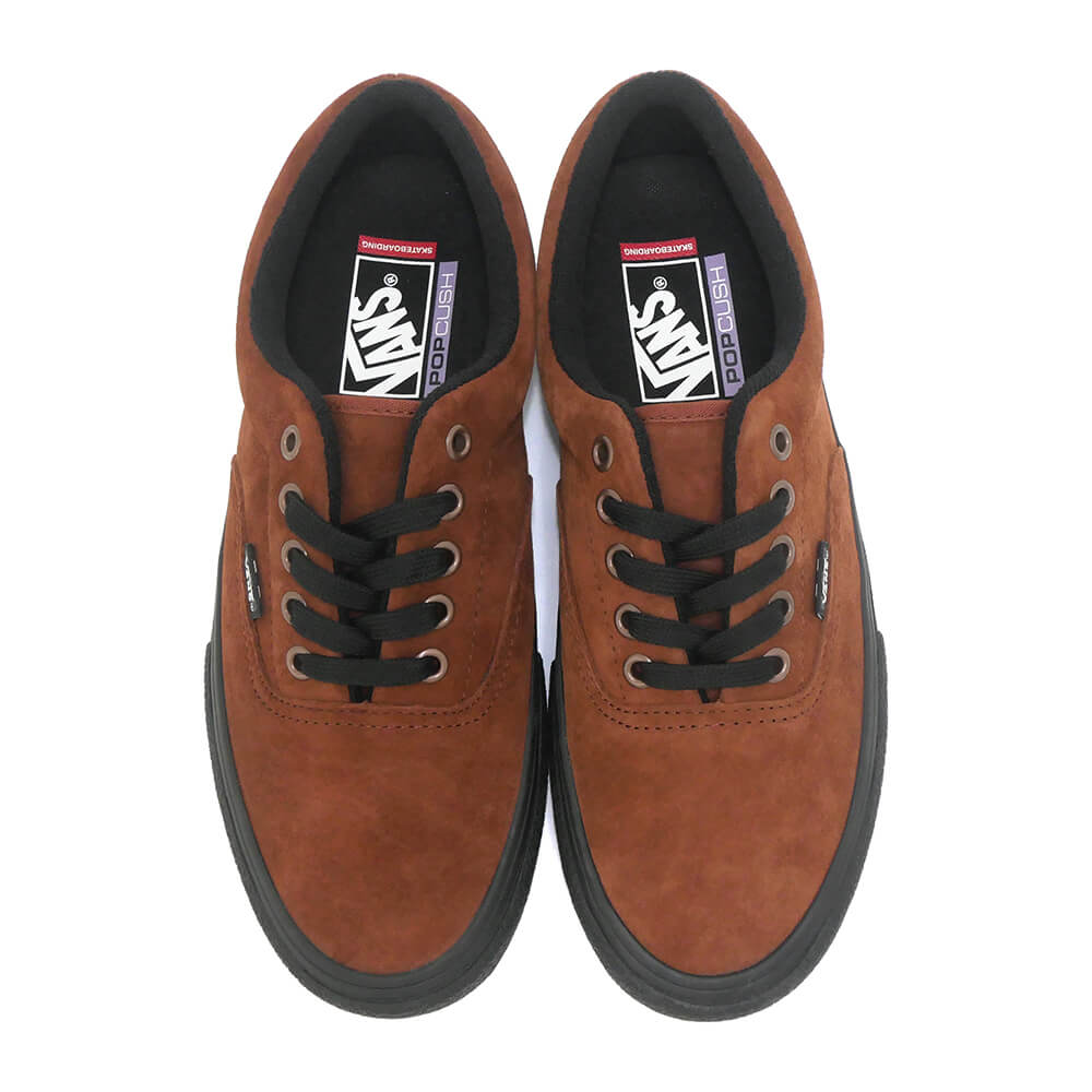 VANS SHOES バンズ シューズ スニーカー SKATE ERA BLACK/RUST（US企画） スケートボード スケボー 2